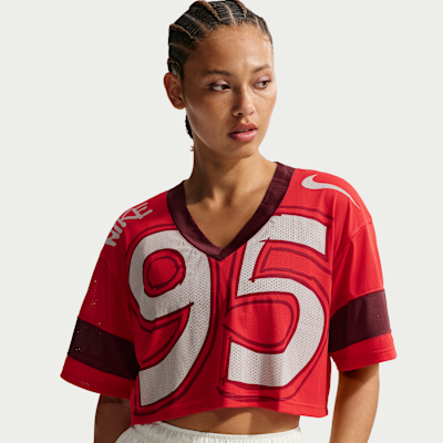 Nike Sportswear Women's Oversized Cropped Jersey. Nike.com